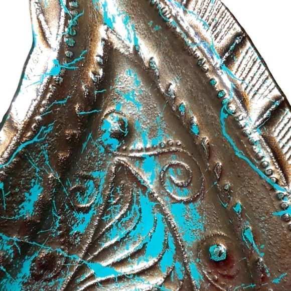 Tear Drop Glass Tray 16×10in. - Picture 4 of 10